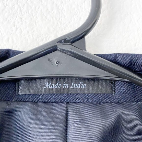 ❤️SOLD❤️Michael Kors Wool Blend Navy Blue Sports - Picture 6 of 9